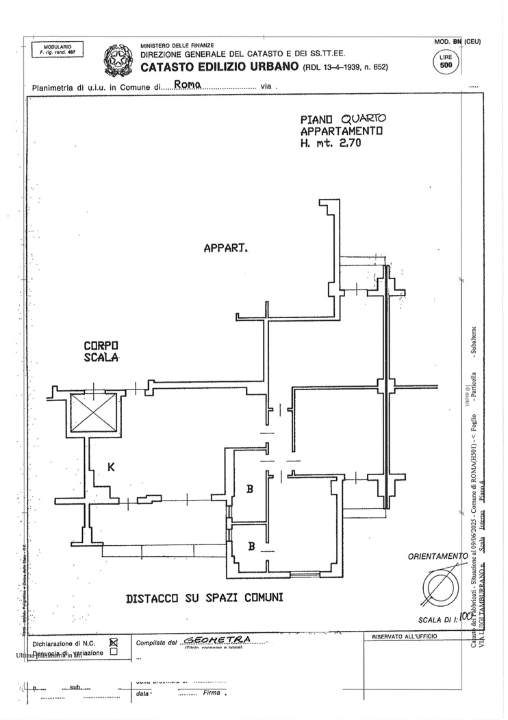 Appartamento - Planimetry 1