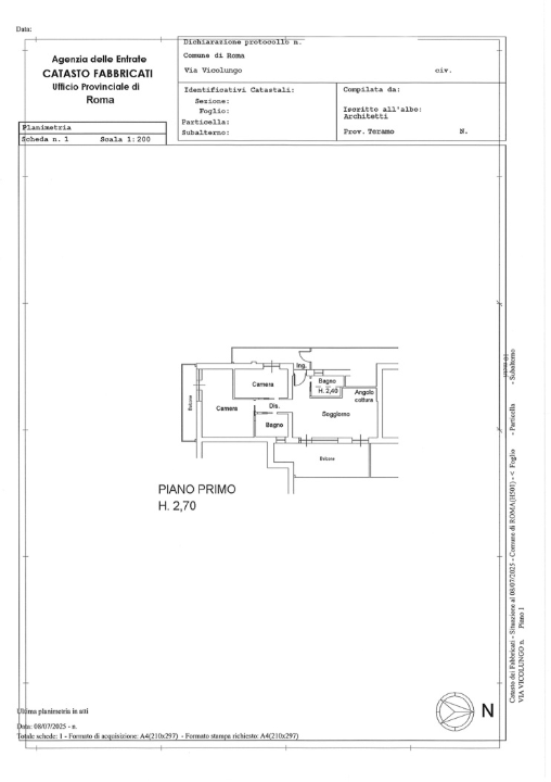 Appartamento - Planimetry 1