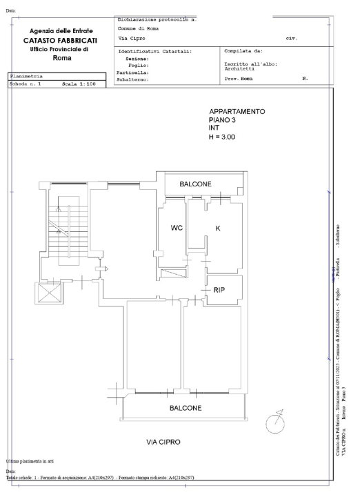 Appartamento - Planimetry 1