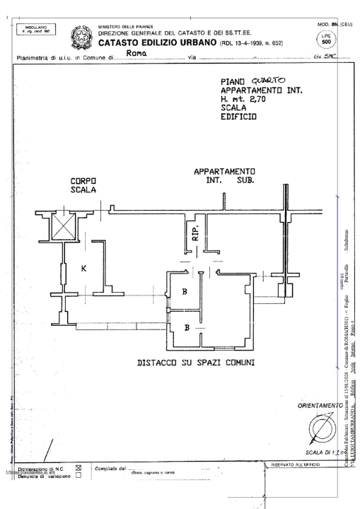 Appartamento - Planimetry 1