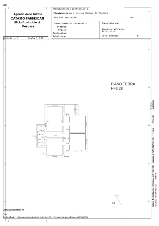 Palazzina - Planimetry 1