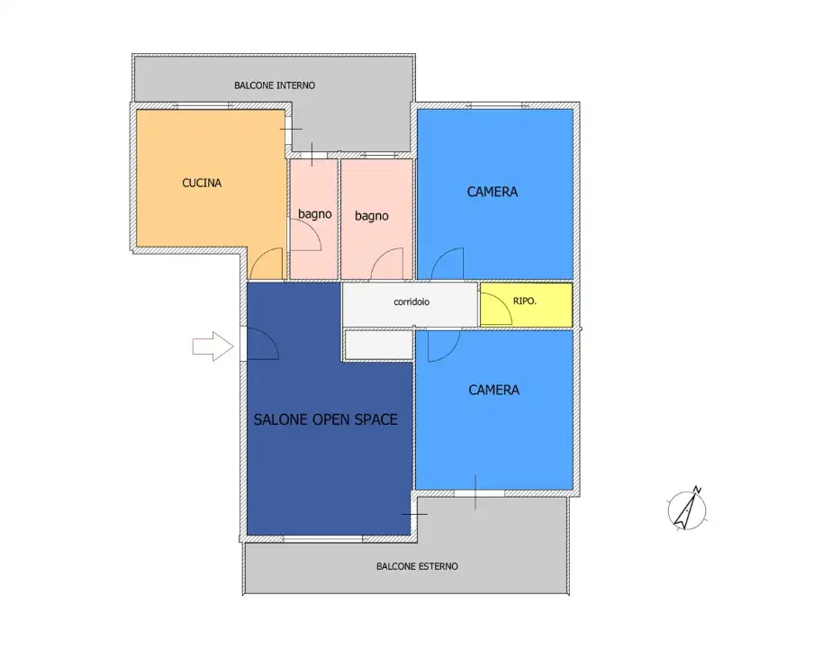 Appartamento - Planimetry 1