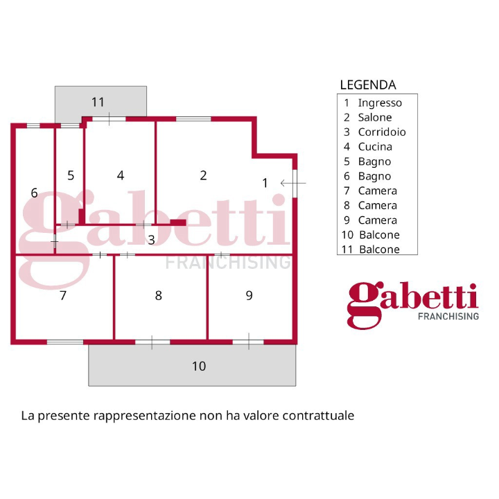 Appartamento - Planimetry 1
