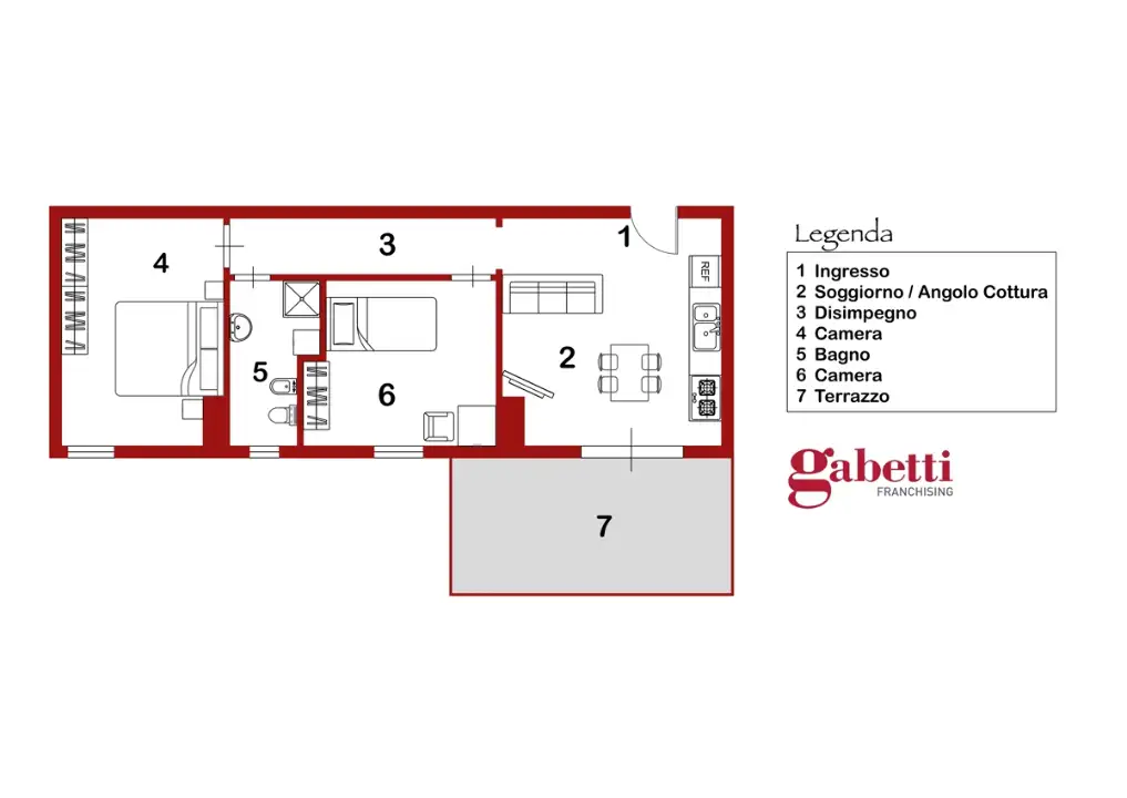 Appartamento - Planimetry 1