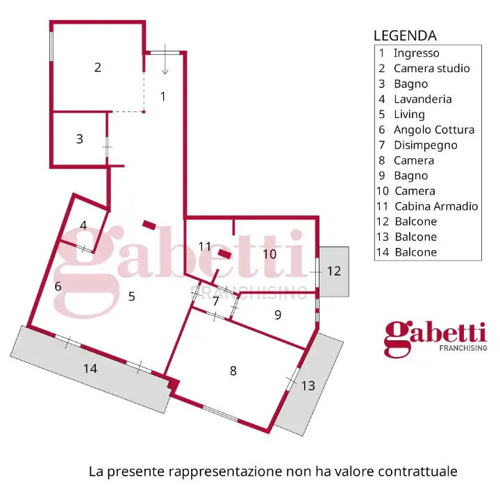 Appartamento - Planimetry 1