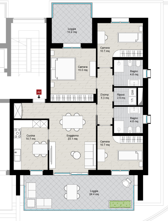 Appartamento - Planimetry 3