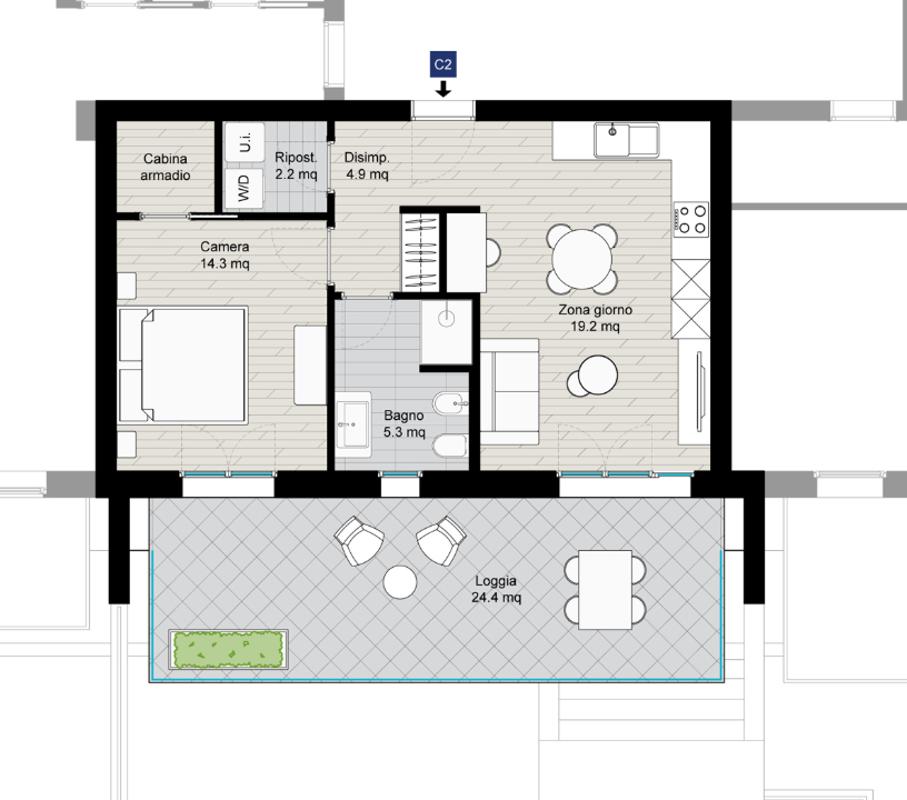 Appartamento - Planimetry 10