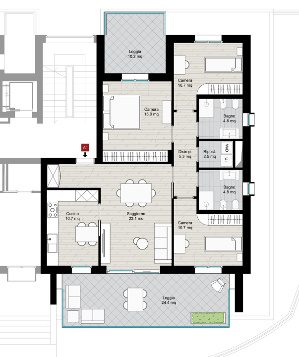 Appartamento - Planimetry 2
