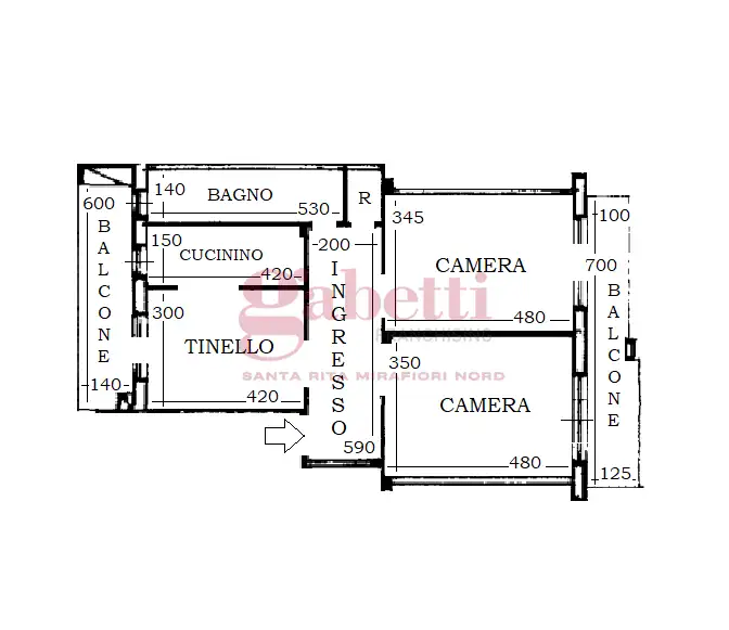 Appartamento - Planimetry 1