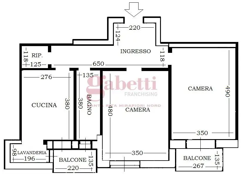 Appartamento - Planimetry 1