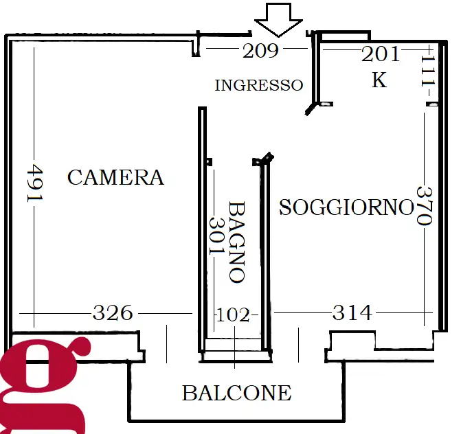 Appartamento - Planimetry 1
