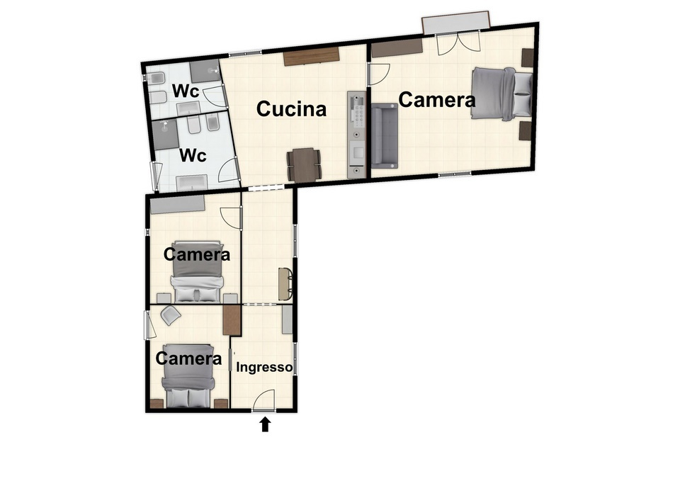 Palazzina - Planimetry 1