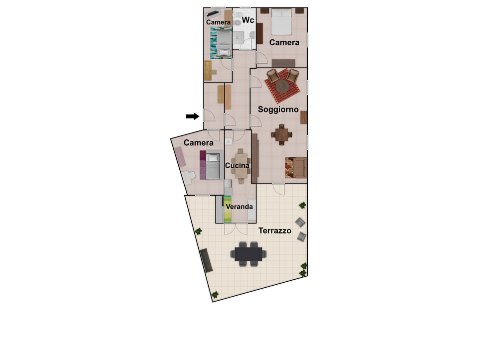 Appartamento - Planimetry 1