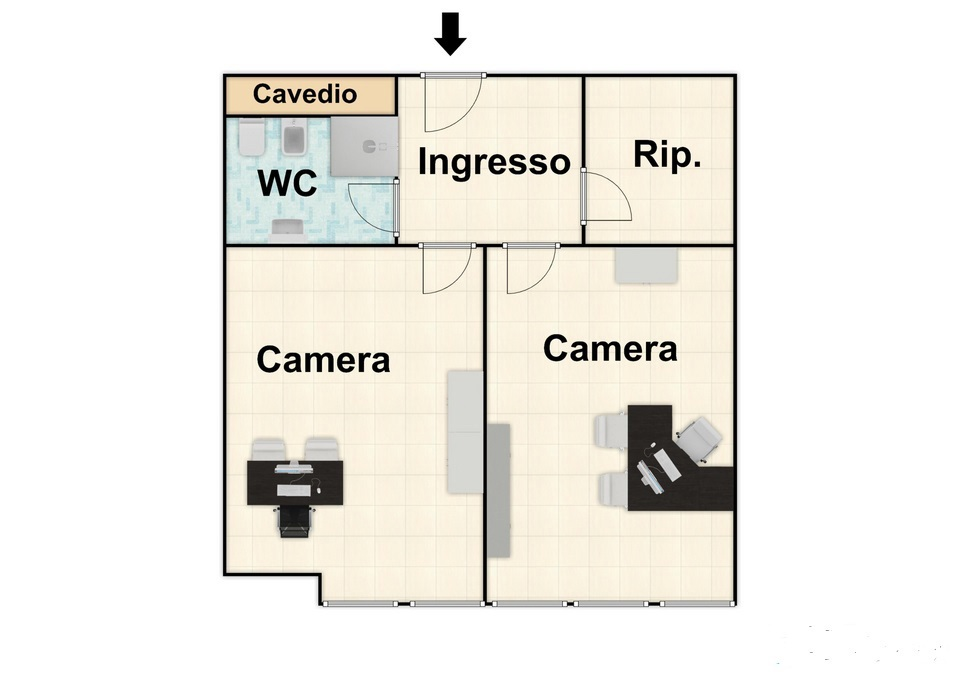 Ufficio - Planimetry 1