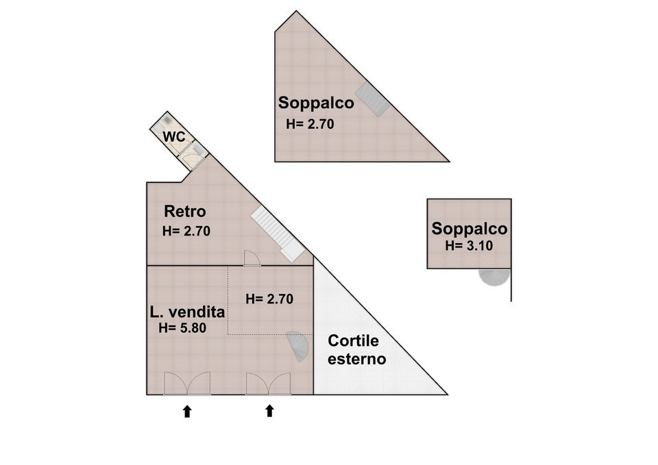Negozio - Planimetry 1