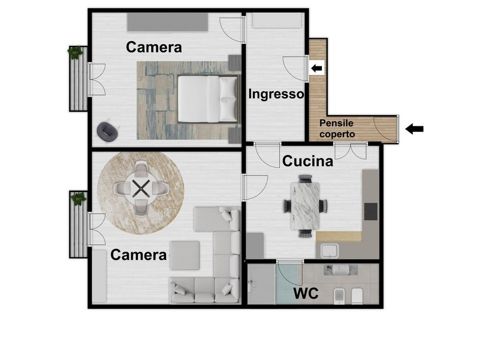 Appartamento - Planimetry 1