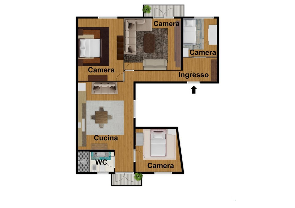 Appartamento - Planimetry 1