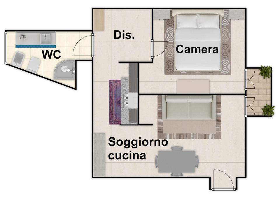Appartamento - Planimetry 1