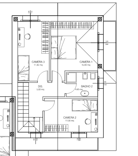 Villa - Planimetry 2