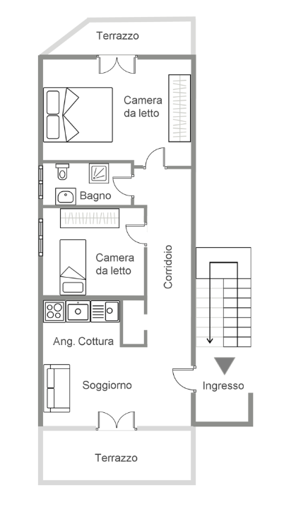 Appartamento - Planimetry 1
