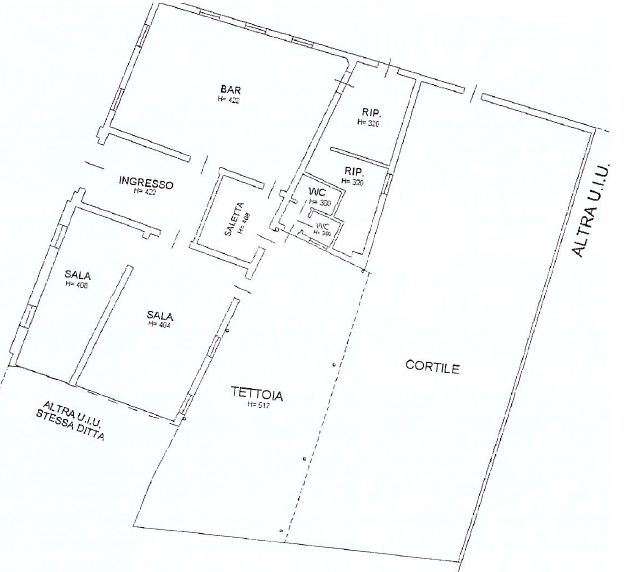 Negozio - Planimetry 1