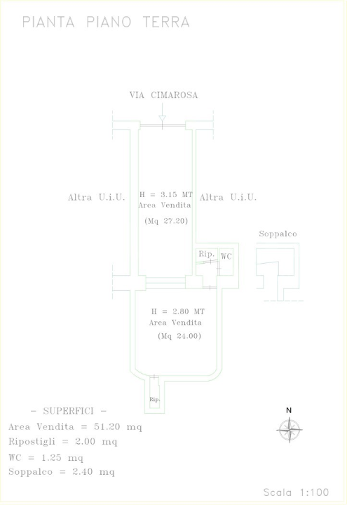 Negozio - Planimetry 1