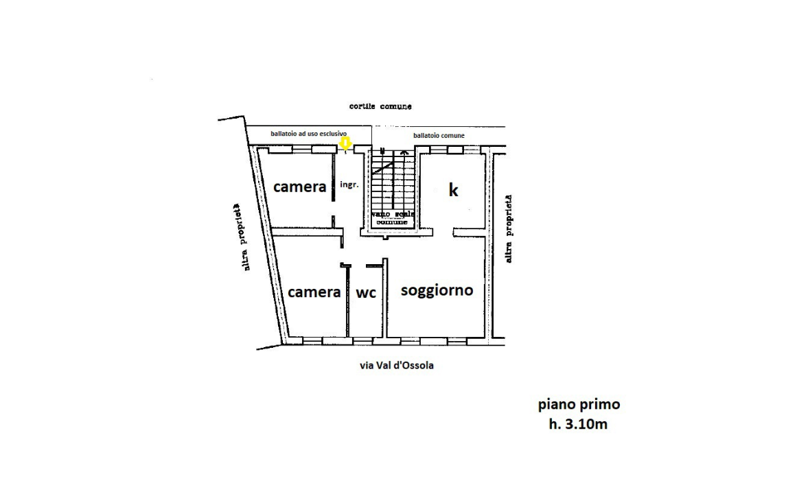 Appartamento - Planimetry 1