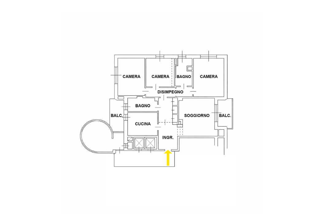 Appartamento - Planimetry 1