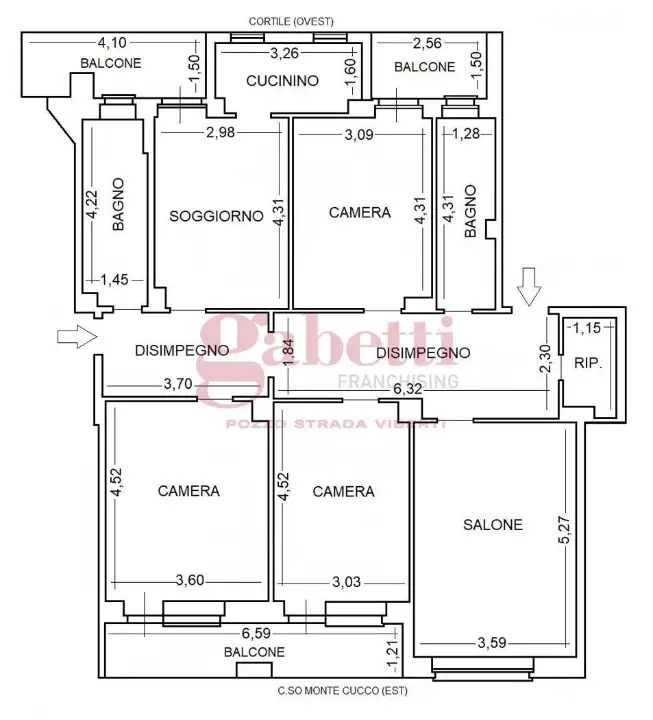 Appartamento - Planimetry 1
