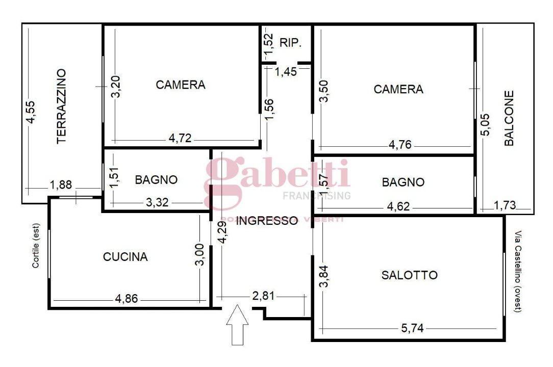 Appartamento - Planimetry 1