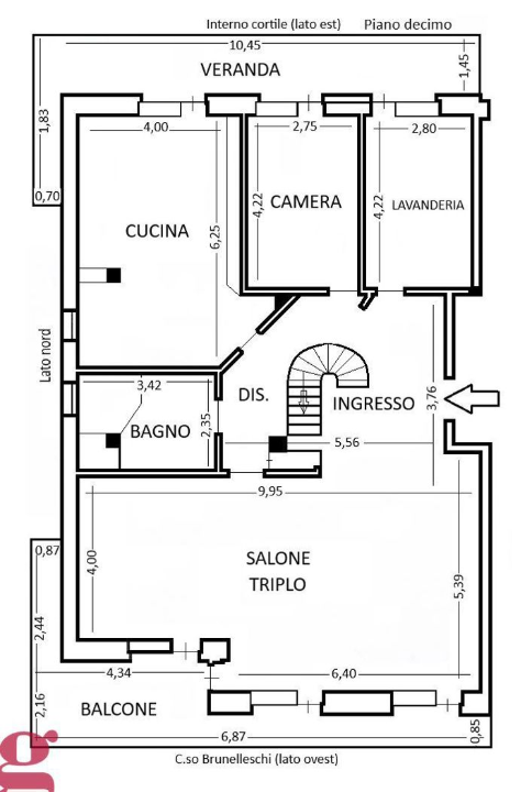 Appartamento - Planimetry 1