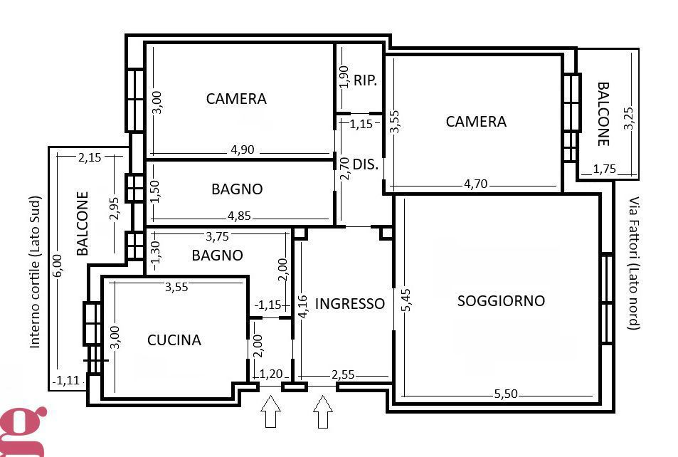 Appartamento - Planimetry 1