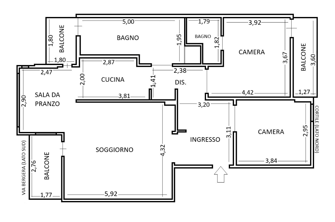 Appartamento - Planimetry 1