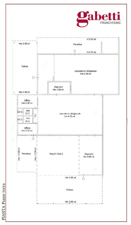Capannone - Planimetry 3