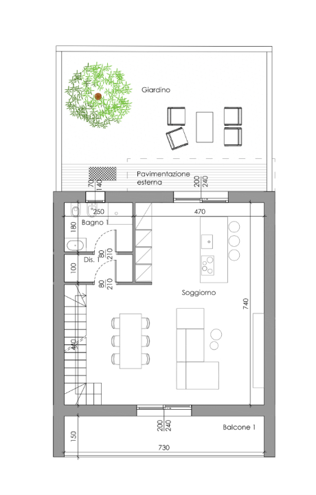 Villa - Planimetry 1