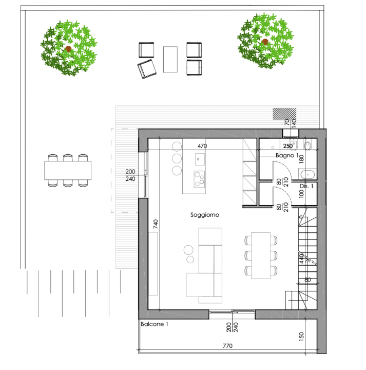 Villa - Planimetry 1