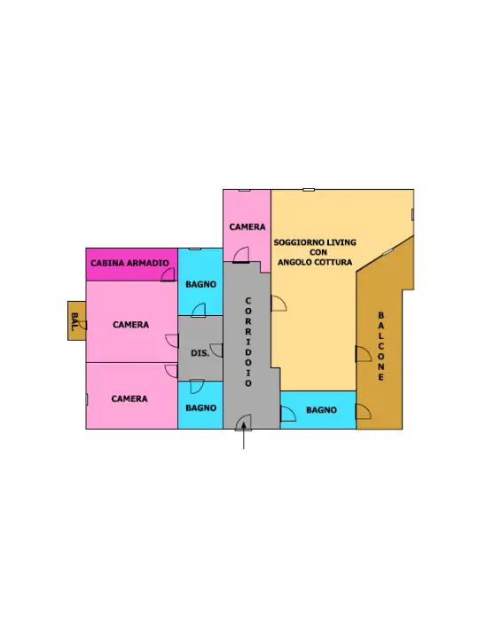 Appartamento - Planimetry 1