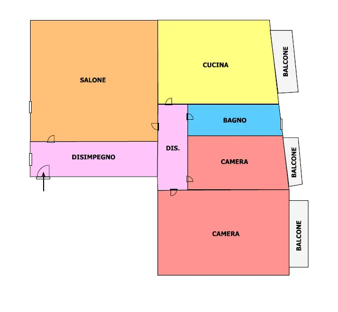 Appartamento - Planimetry 1