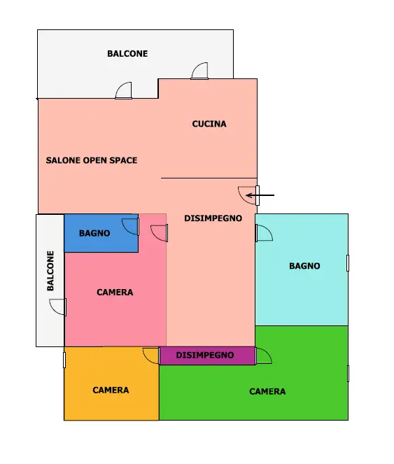 Appartamento - Planimetry 1
