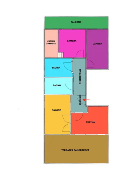 Appartamento - Planimetry 1