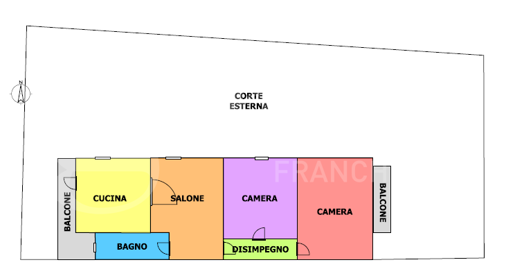 Appartamento - Planimetry 1