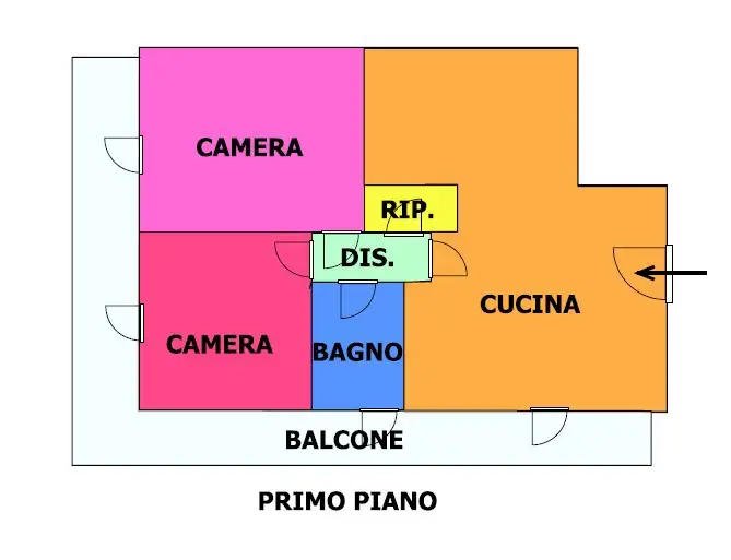 Appartamento - Planimetry 1