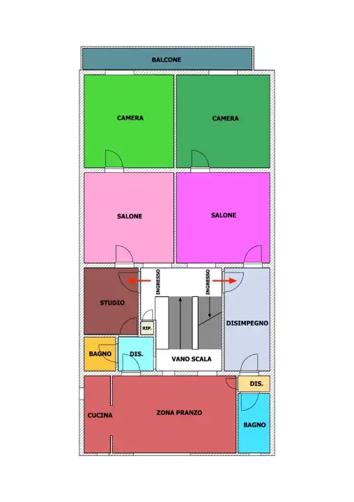 Appartamento - Planimetry 1