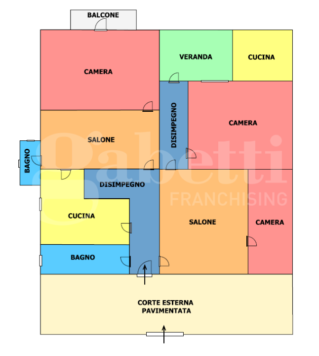 Casa Indipendente - Planimetry 1