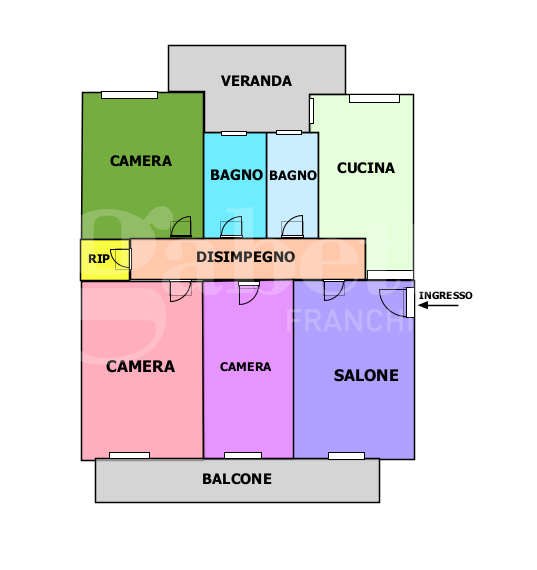 Appartamento - Planimetry 1