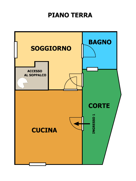 Casa Indipendente - Planimetry 1