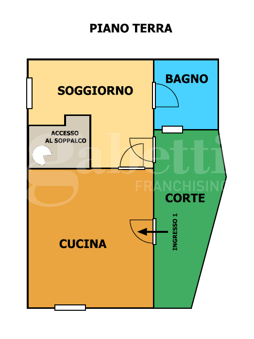 Casa Indipendente - Planimetry 1