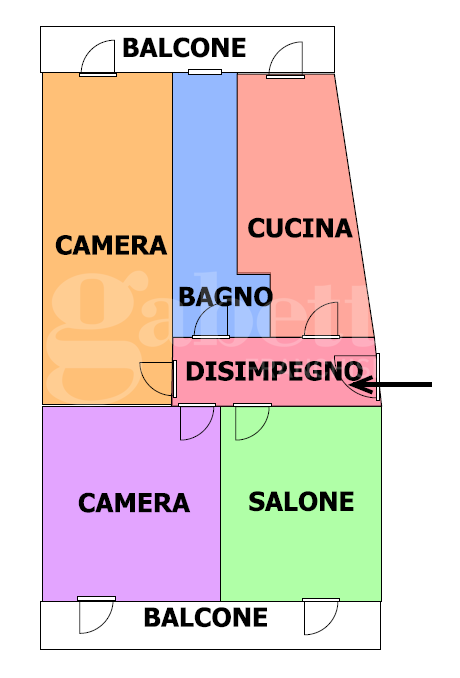 Appartamento - Planimetry 1