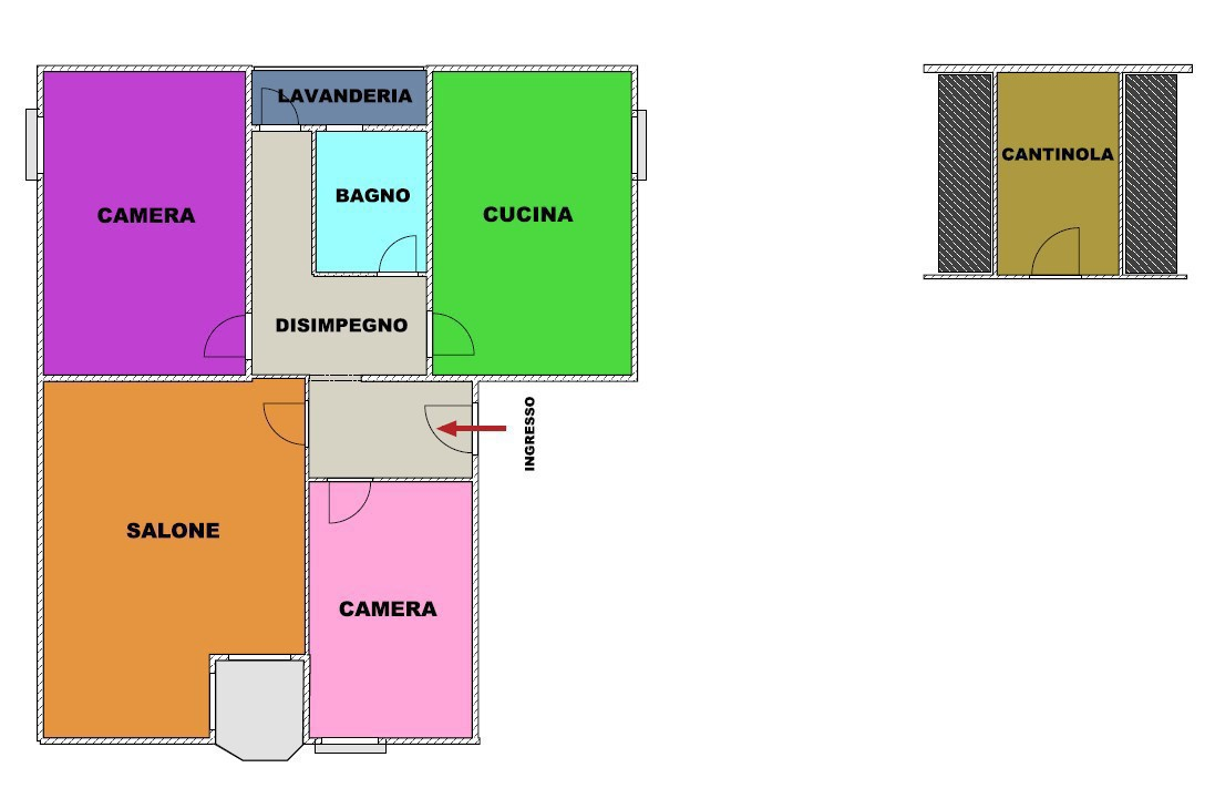 Appartamento - Planimetry 1
