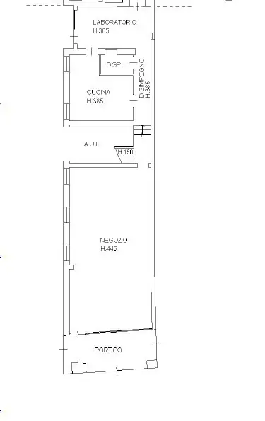 Negozio - Planimetry 1